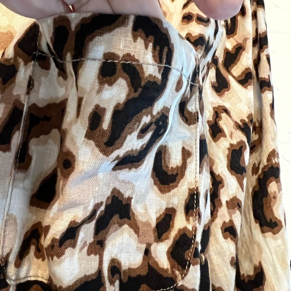 Ruby Rd. Leopard Print Button Down Shirt - Picture 5 of 9